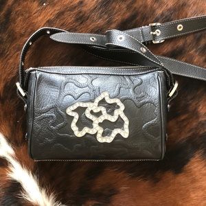 Tous Black Leather Crossbody Bag